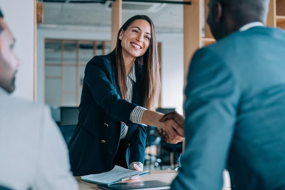 A Handshake symbolizing trust in a business environmentforbes